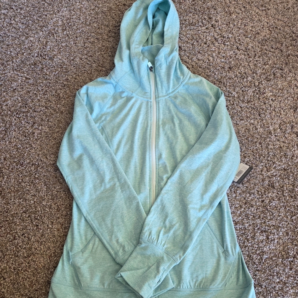 Eddie Bauer Aqua Zip-Up Hoodie